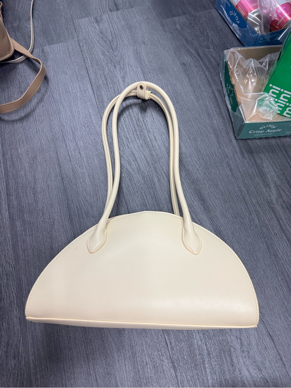Butter Yellow Semi-Circle Shoulder Bag - Women Bags